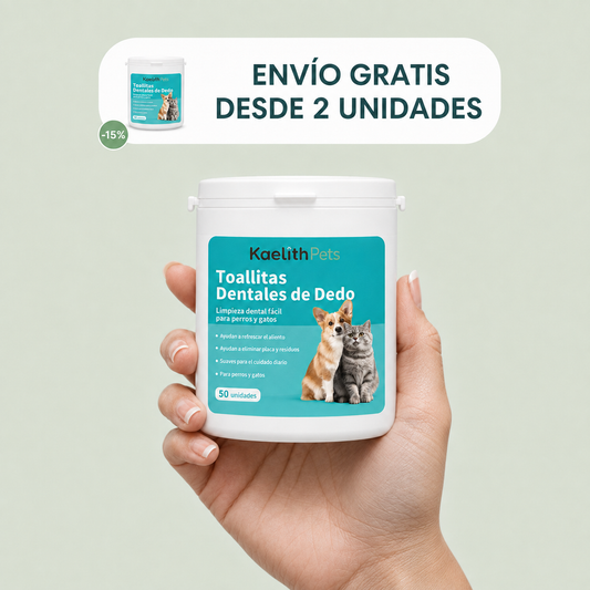 Toallitas Dentales de Dedo Kaelith Pets