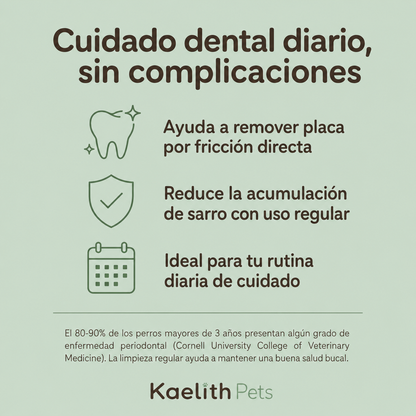 Toallitas Dentales de Dedo Kaelith Pets